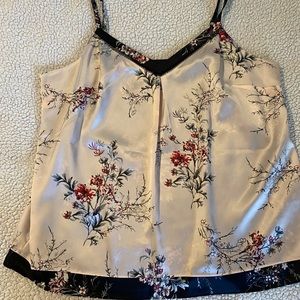 White House Black Market lined blouse, size L